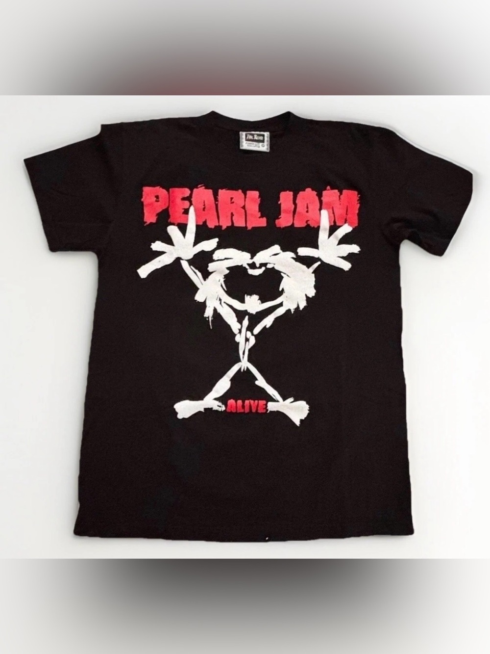 90s Pearl Jam T-Shirt Alive Stickman Tour Back Print Medium The Roxx Merch